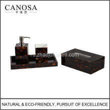 Brown Pen Shell Bathroom Amenity Sets for Wholesale